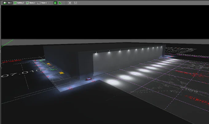 Étude d’éclairage Dialux